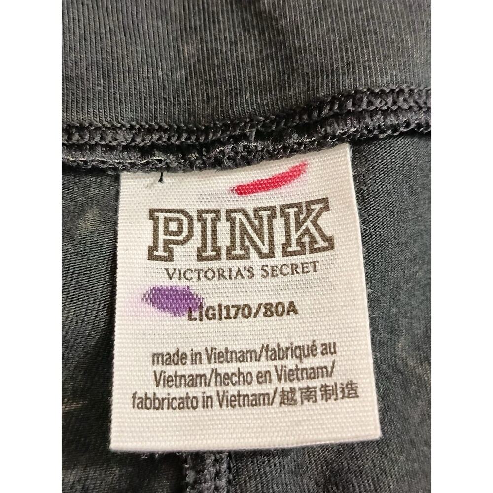 Victoria's Secret/Pink Floral Tie Dye High Waist Leggings Black Size L NWOT - Picture 12 of 15